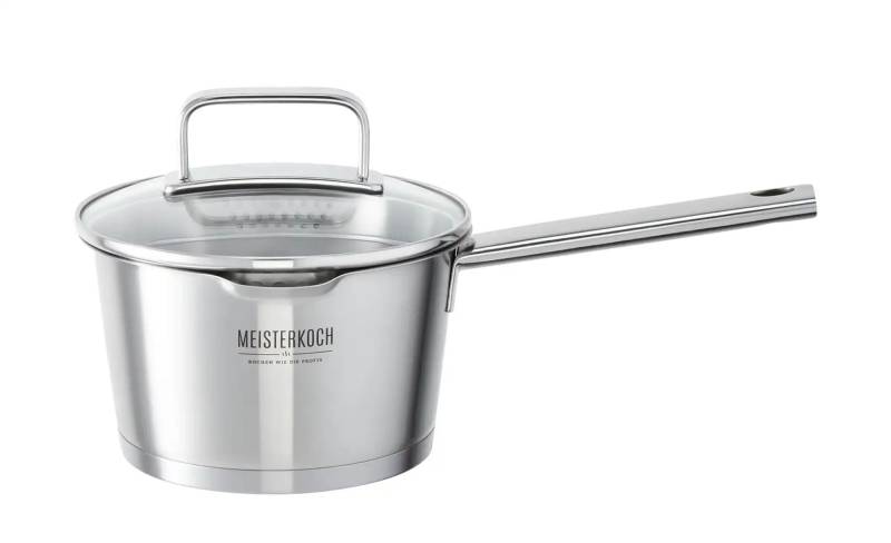 Meisterkoch Kasserolle  KONUS ¦ silber ¦ Edelstahl ¦ Maße (cm): H: 9,5  Ø: 16.0 Töpfe & Pfannen & Zubehör > Töpfe - Möbel Kraft