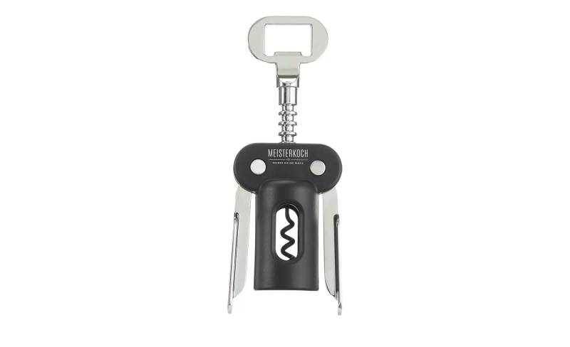 Meisterkoch Korkenzieher  OPTIMUS ¦ schwarz ¦ Metall ¦ Maße (cm): B: 5 H: 18 T: 4.0 Gläser & Karaffen > Zubehör Weingenuss - Möbel Kraft