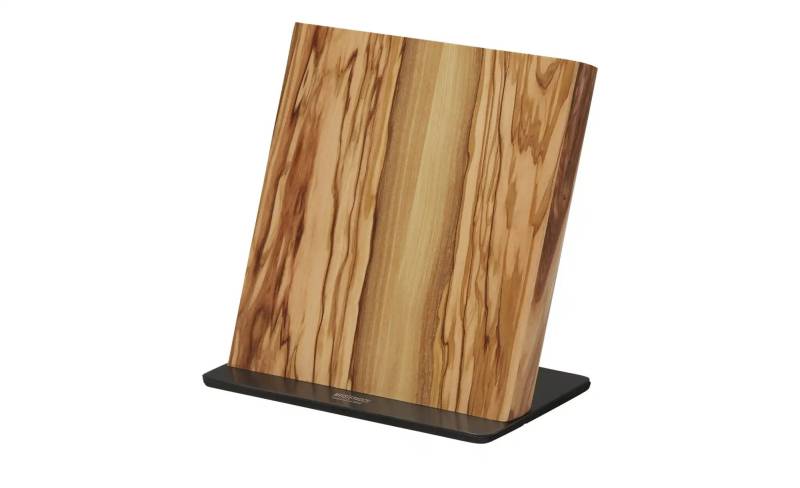 Meisterkoch Magnetischer Messerblock  PRIMUS ¦ holzfarben ¦ Holz,Edelstahl ¦ Maße (cm): B: 21 H: 22 T: 13.0 Küchenzubehör & Helfer > Küchenhelfer - Möbel Kraft