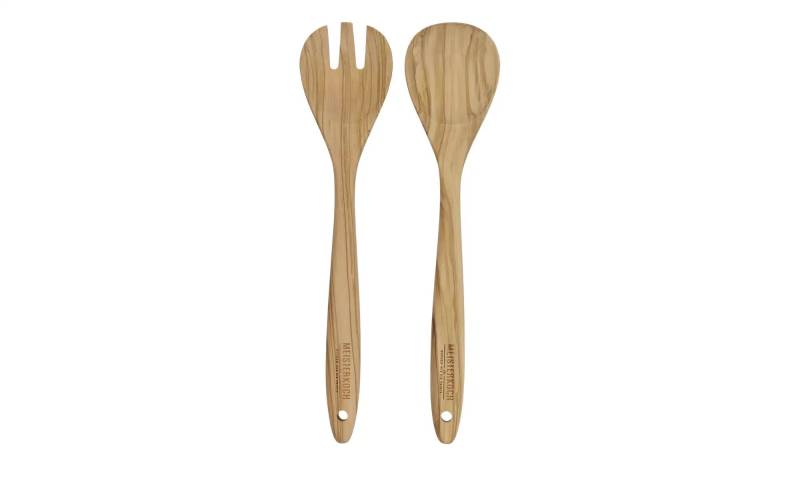 Meisterkoch Salatbesteck  2-teilig   ¦ holzfarben ¦ Holz ¦ Maße (cm): B: 30,8 H: 7 T: 1.5 Messer & Besteck > Besteck-Sets - Möbel Kraft