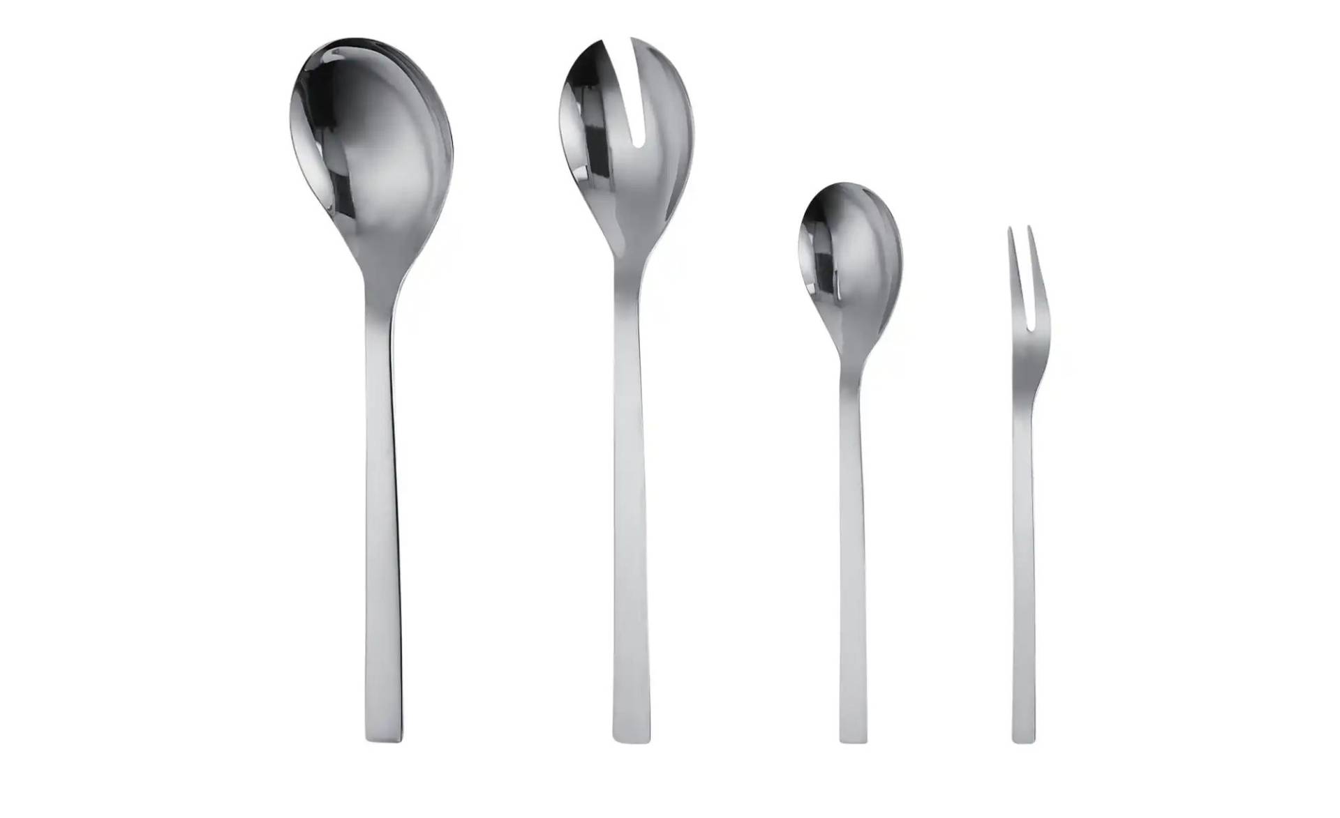 Meisterkoch Servierbesteck  4-teilig  OPTIMUS ¦ silber ¦ Edelstahl Messer & Besteck > Besteck-Sets - Möbel Kraft