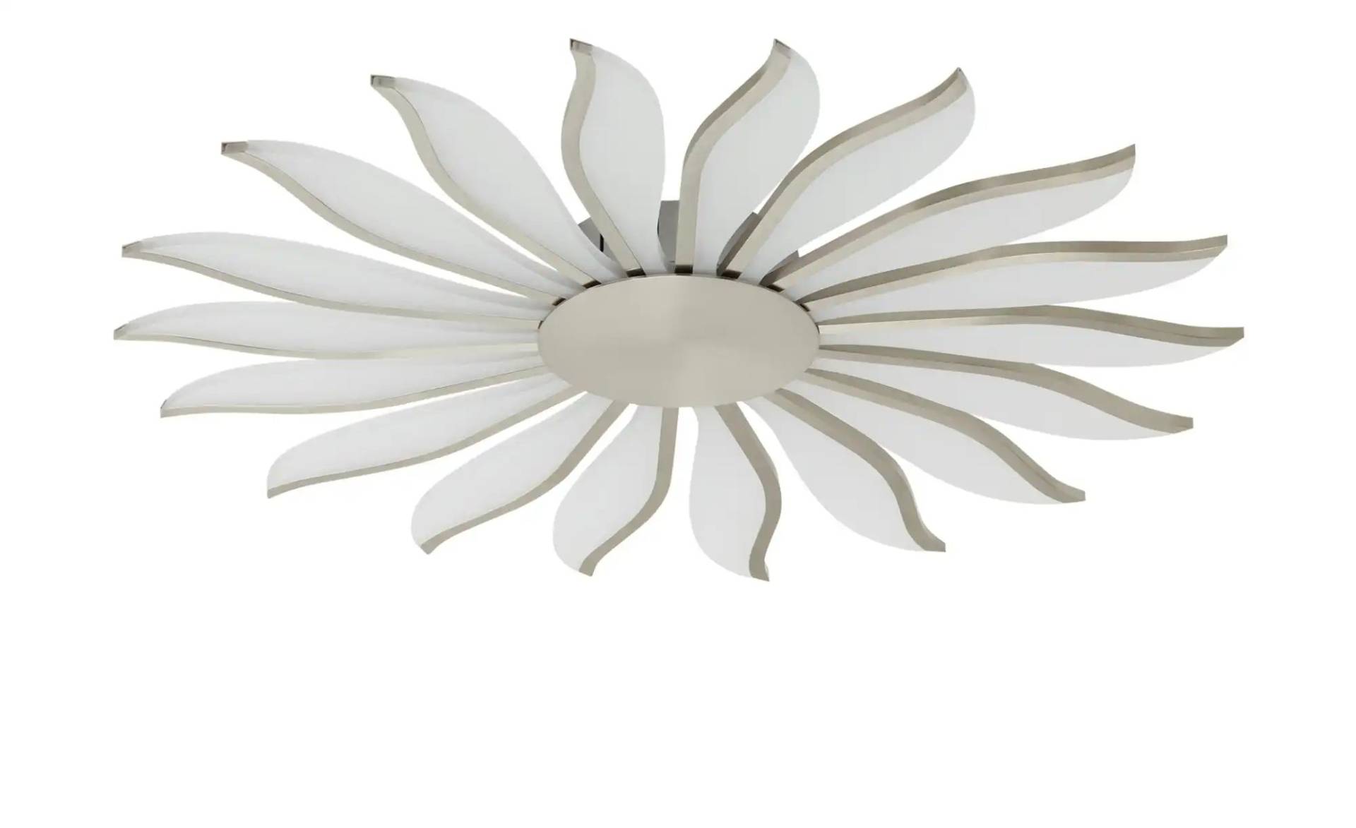 Meisterleuchten LED-Deckenleuchte  ´Sonne´ Nickel matt   ¦ silber ¦ Maße (cm): H: 5  Ø: 65 Lampen & Leuchten > Deckenleuchten - Höffner