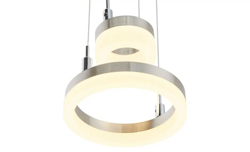 Meisterleuchten LED-Pendelleuchte  2-flammig  nickel matt   ¦ silber ¦ Maße (cm): H: 150  Ø: 18.0 Lampen & Leuchten > Innenleuchten > Pendelleuchten - Möbel Kraft