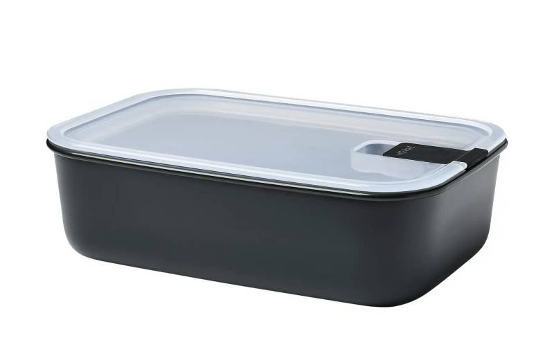 Mepal Frischhaltedose  Easyclip ¦ schwarz ¦ Glas,Kunststoff ¦ Maße (cm): B: 23,8 H: 7 T: 16.7 Küchenzubehör & Helfer > Küchenhelfer - Höffner