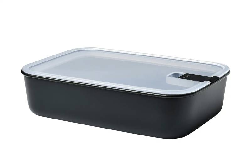 Mepal Frischhaltedose  Easyclip ¦ schwarz ¦ Glas,Kunststoff ¦ Maße (cm): B: 27,8 H: 7 T: 19.8 Küchenzubehör & Helfer > Küchenhelfer - Höffner