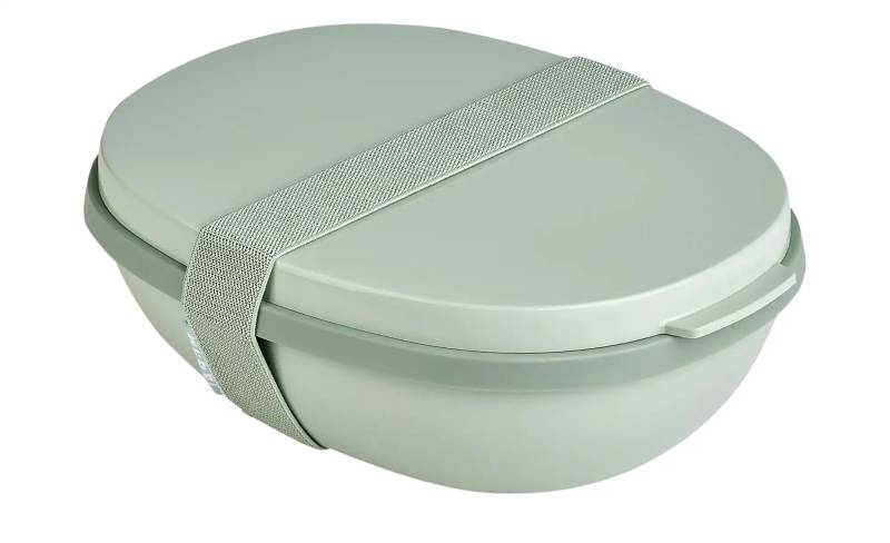 Mepal Lunchbox Duo "To Go"  Ellipse ¦ grün ¦ Kunststoff ¦ Maße (cm): B: 17,5 H: 7,5 Küchenzubehör & Helfer > Küchenhelfer - Höffner