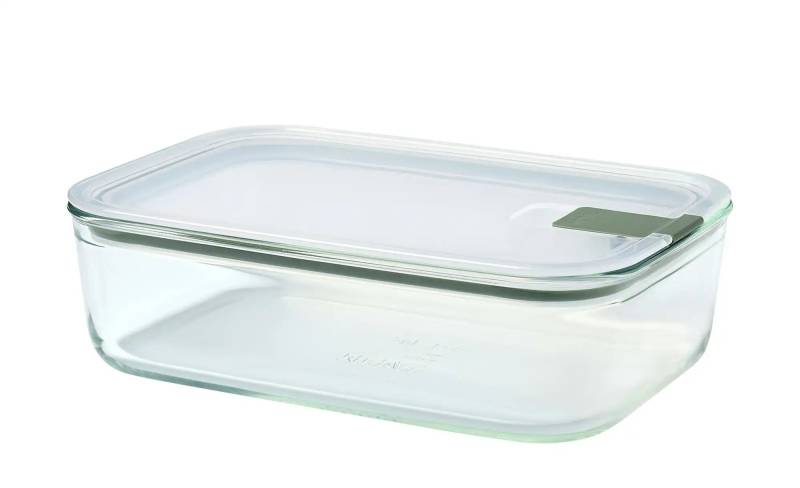 Mepal Vorratsdose  Easy Clip ¦ transparent/klar ¦ Glas,Kunststoff,Silikon ¦ Maße (cm): B: 23,8 H: 7 T: 16.7 Küchenzubehör & Helfer > Küchenhelfer - Höffner
