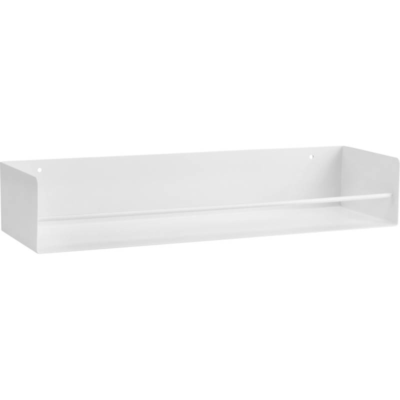 Metall-Regal Kenn 7 cm x 40 cm x 12 cm Weiß matt