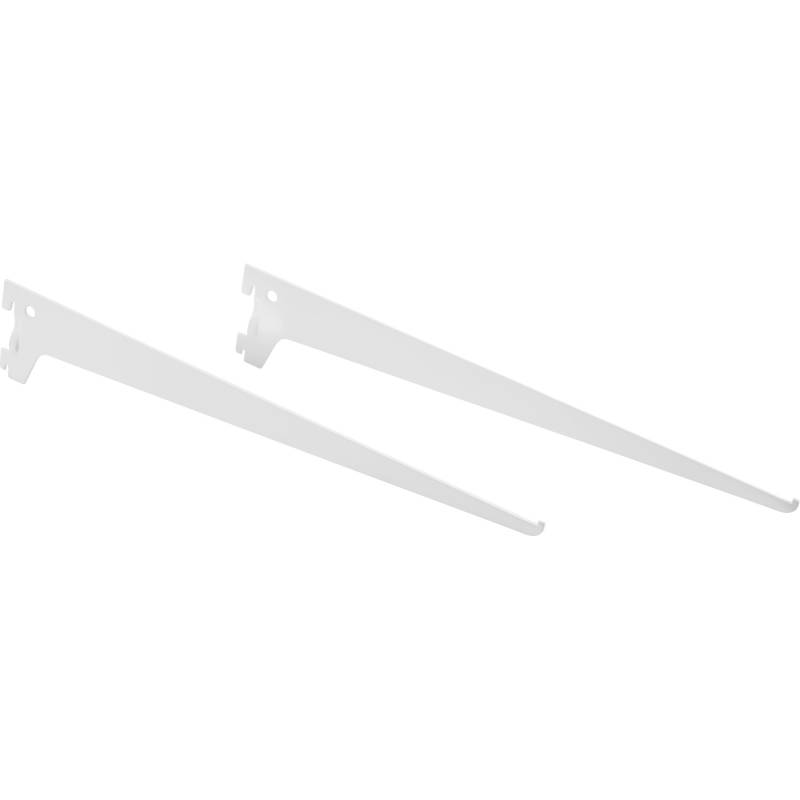 Metall-Winkelträger 1-reihig 40 cm Weiß