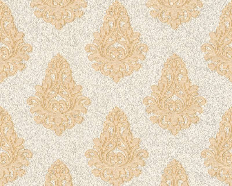 Metallic Mustertapete Architects Paper Nobile in Creme Metallic Weiß - 959811