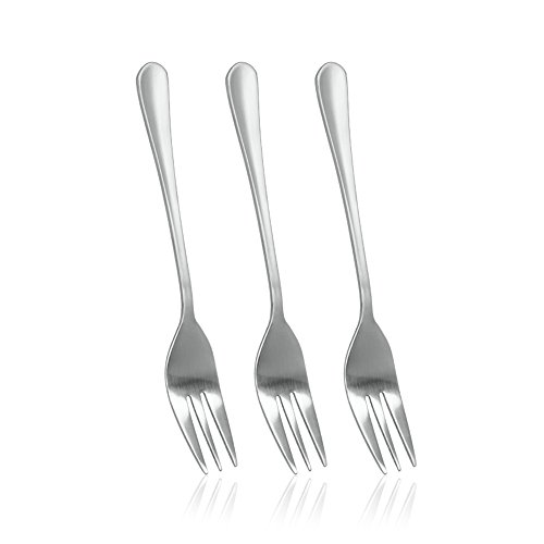 Metaltex 259906 Kuchengabel 3-er Set aus Edelstahl von Metaltex