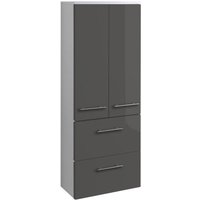 Midischrank 50 PARMA Held Möbel Weiß / Grau