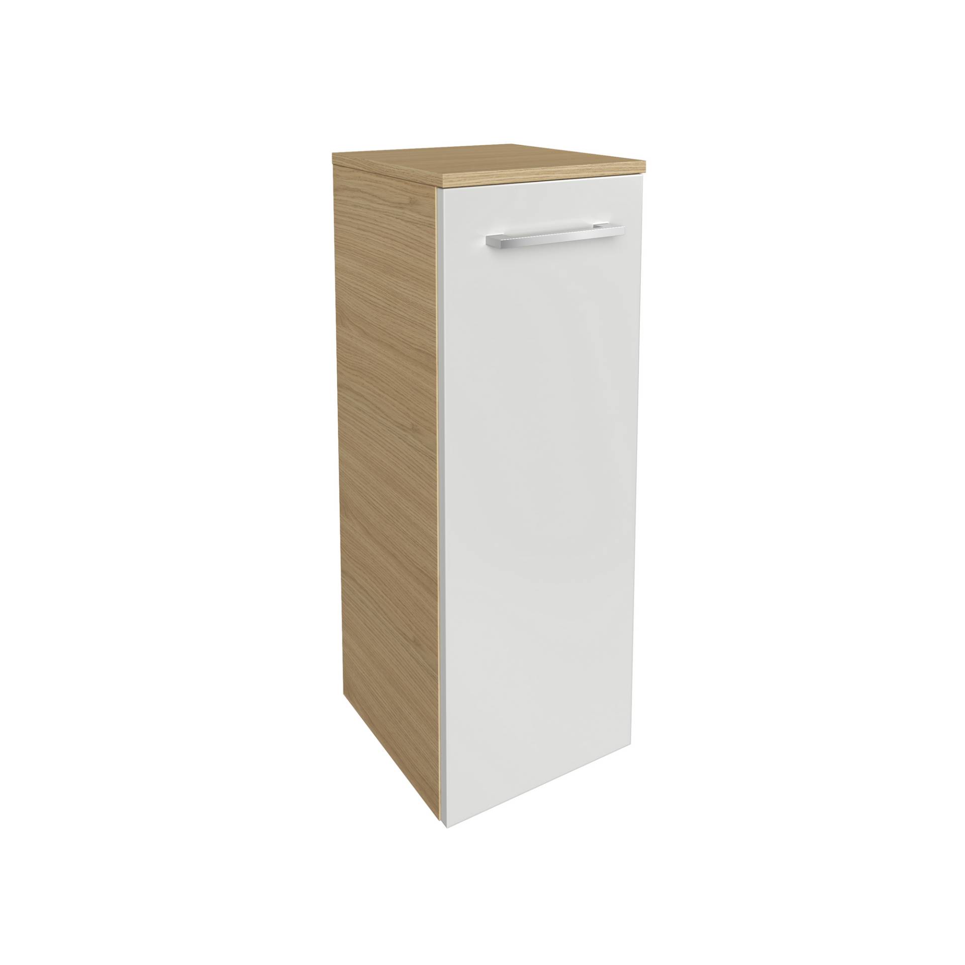 Fackelmann Midischrank 'B.Style' sandeiche/weiß 30,2 x 82,6 x 32 cm rechts von Fackelmann