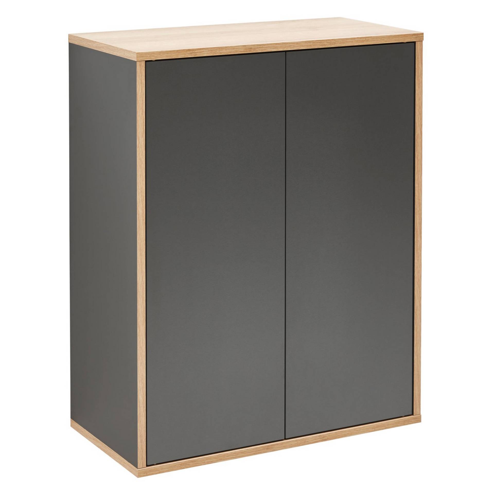 Fackelmann Midischrank 'Finn' anthrazit 60 x 75 x 30,5 cm von Fackelmann