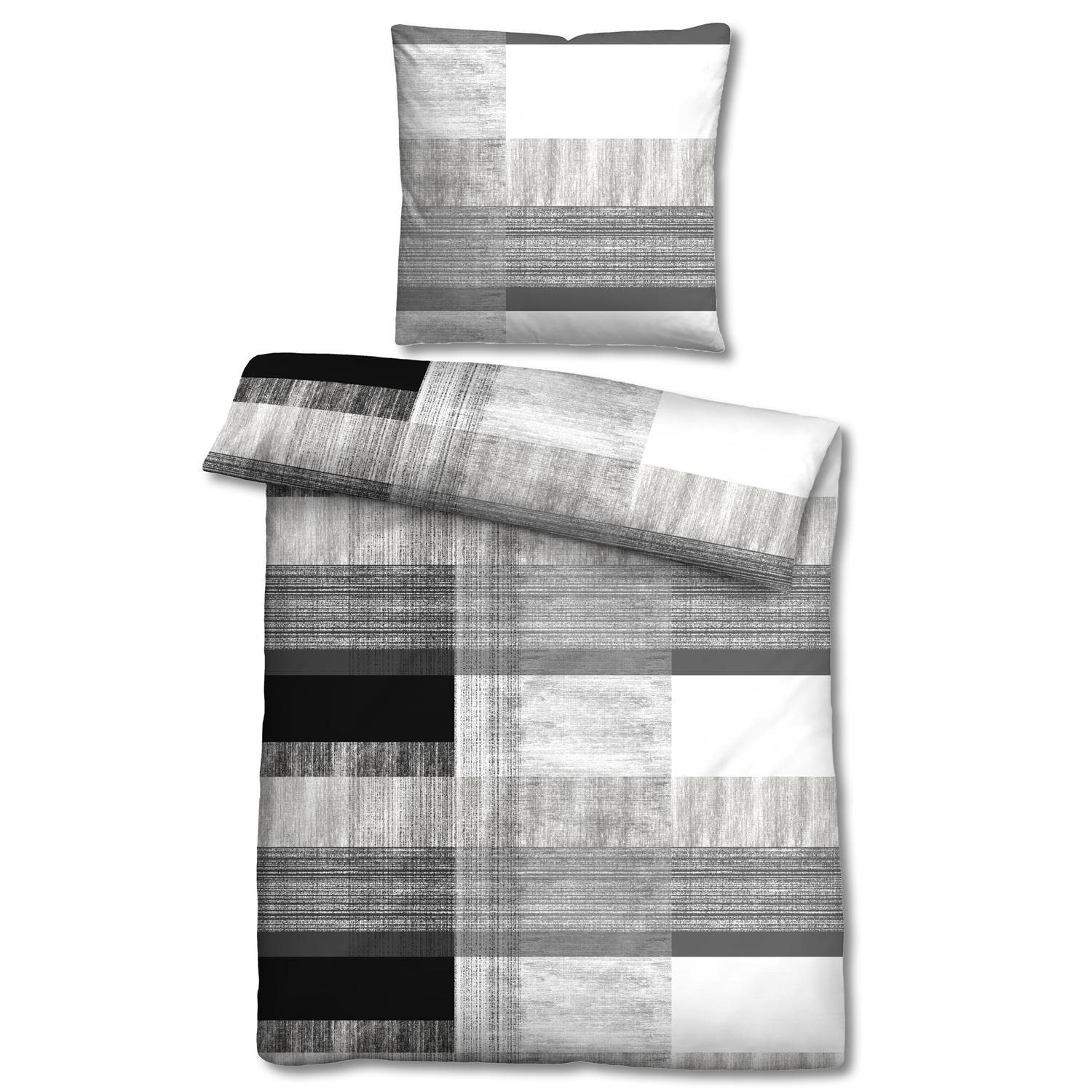 Mikrofaser-Satin Bettwäsche 155 x 220 cm + 80 x 80 cm