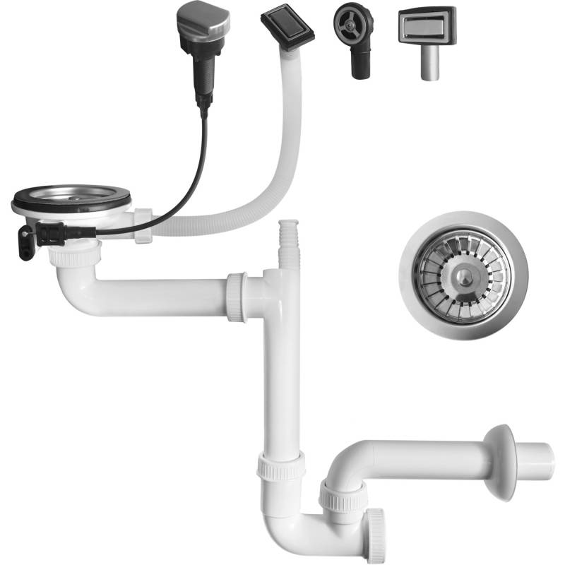Miló Röhrensiphon-Set mit Exzenter Ø 114 mm von Miló