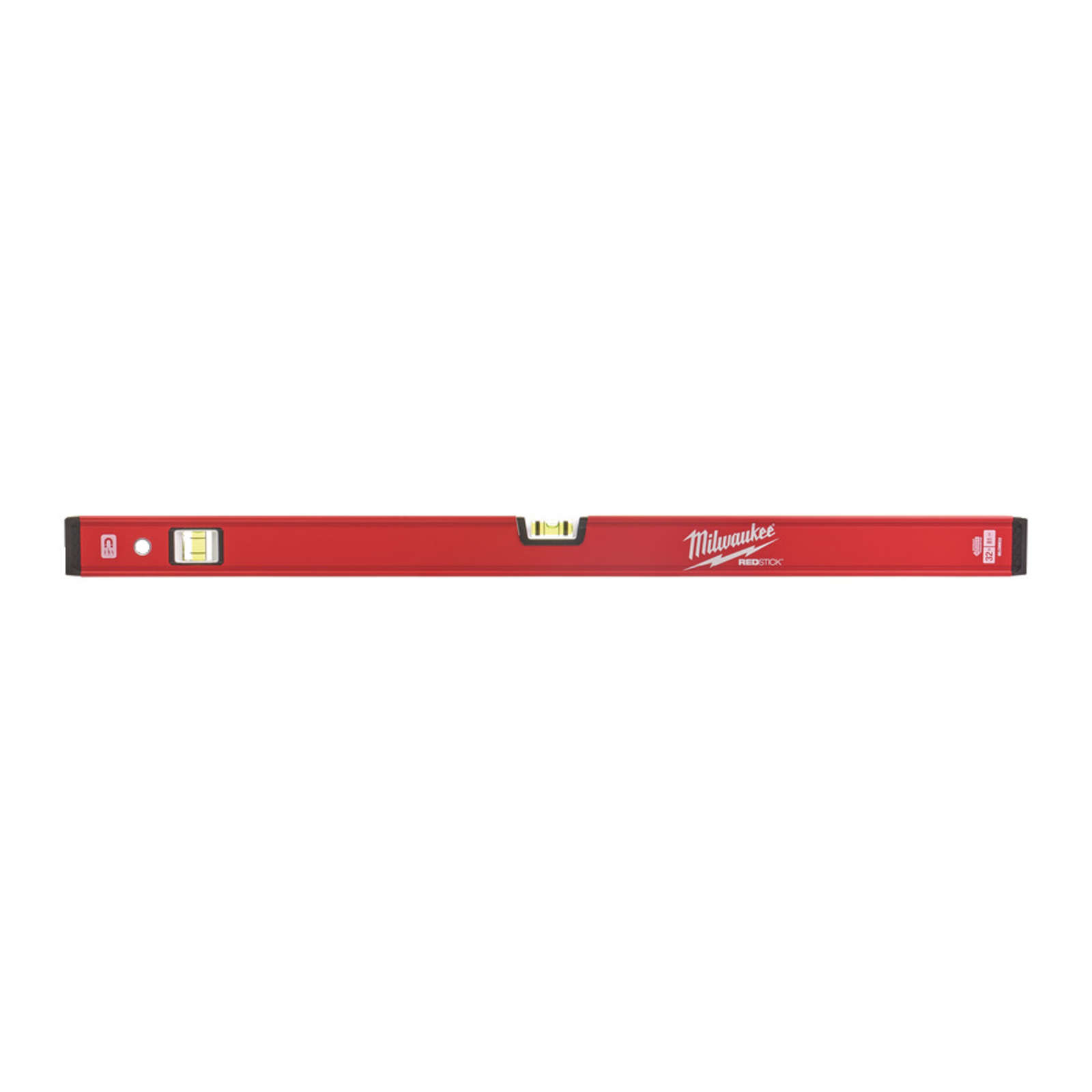 Milwaukee Wasserwaage REDSTICK Compact, Magnetwasserwaage, Aluminium, Messwerkzeug, 40cm, 60cm, 80cm