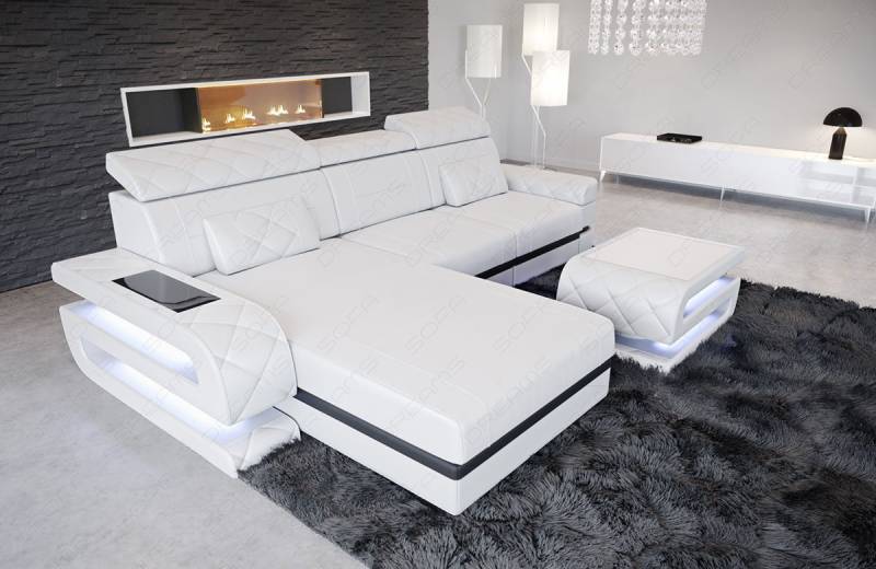 Mini Ecksofa Bologna Leder