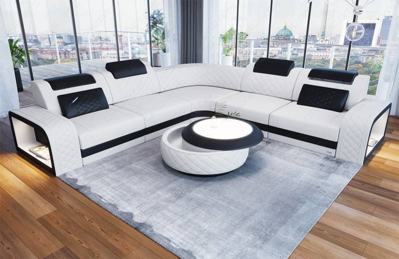 Mini Ecksofa Foggia Leder