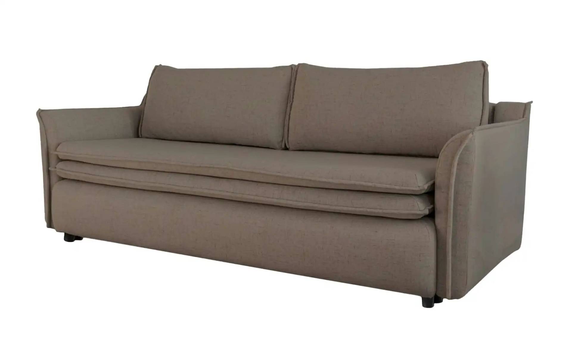 Miuform Einzelsofa mit Schlaffunktion Charming Charlie ¦ braun ¦ Maße (cm): B: 225 H: 85 Polstermöbel > Sofas > 3-Sitzer - Möbel Kraft