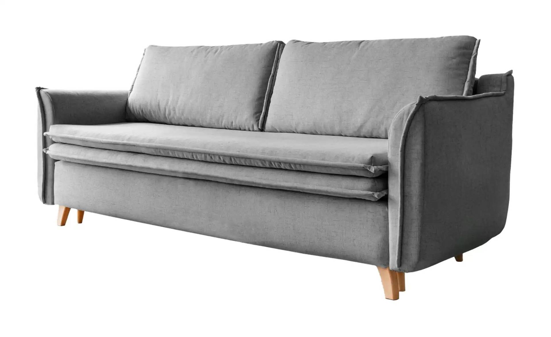 Miuform Einzelsofa mit Schlaffunktion Charming Charlie  ¦ grau ¦ Maße (cm): B: 225 H: 85 Polstermöbel > Sofas > 3-Sitzer - Höffner