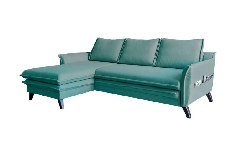 Miuform Ecksofa mit Schlaffunktion Charming Charlie ¦ blau ¦ Maße (cm): B: 228 H: 90 Polstermöbel > Sofas > Ecksofas - Höffner