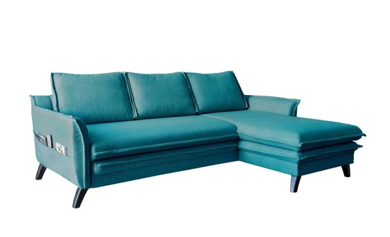 Miuform Ecksofa mit Schlaffunktion  Charming Charlie ¦ türkis/petrol ¦ Maße (cm): B: 228 H: 90 Polstermöbel > Sofas > Ecksofas - Möbel Kraft