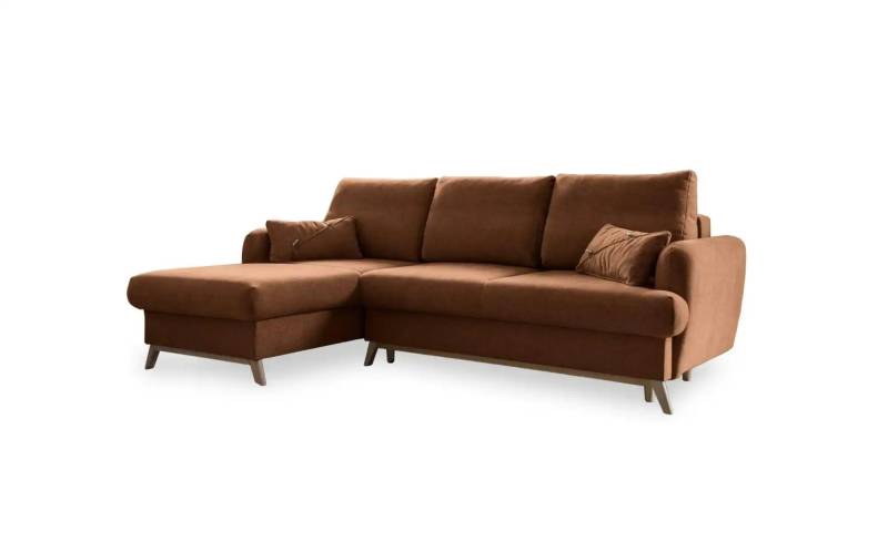 Miuform Ecksofa mit Schlaffunktion Scandic Lagom ¦ rot ¦ Maße (cm): B: 235 H: 90 Polstermöbel > Sofas > Ecksofas - Höffner