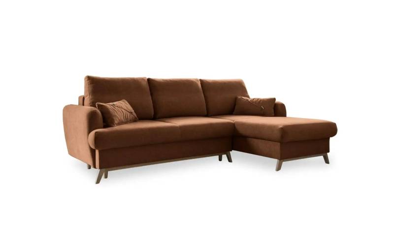 Miuform Ecksofa mit Schlaffunktion Scandic Lagom ¦ rot ¦ Maße (cm): B: 235 H: 90 Polstermöbel > Sofas > Ecksofas - Höffner