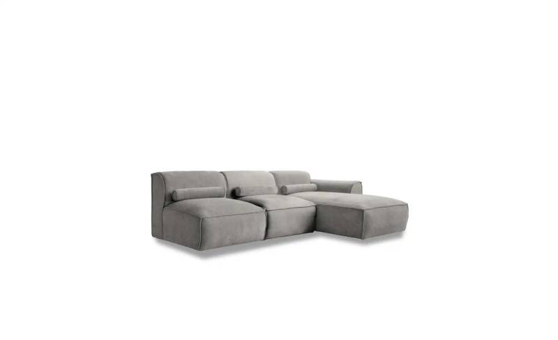 Miuform Ecksofa modular Flex Felix  ¦ grau ¦ Maße (cm): B: 244 H: 70 Polstermöbel > Sofas > 3-Sitzer - Höffner