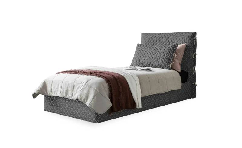 Miuform Polsterbett gemustert  ¦ grau ¦ Maße (cm): B: 96 H: 105 Betten > Einzelbetten - Möbel Kraft