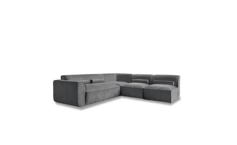 Miuform Wohnlandschaft modular Flex Felix ¦ grau ¦ Maße (cm): B: 265 H: 70 Polstermöbel > Sofas > Ecksofas - Höffner