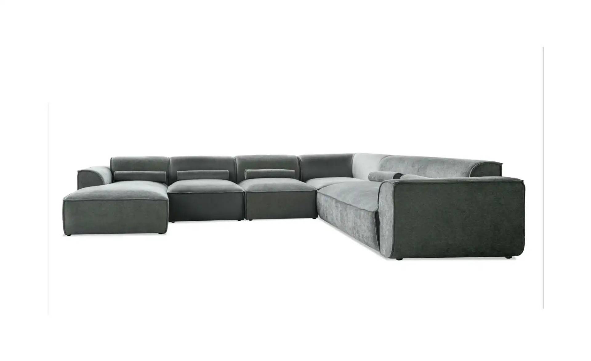 Miuform Wohnlandschaft modular Flex Felix ¦ grün ¦ Maße (cm): B: 337 H: 70 Polstermöbel > Sofas > Wohnlandschaften - Möbel Kraft