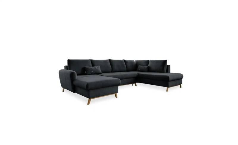 Miuform Wohnlandschaft mit Schlaffunktion Scandic Lagom  ¦ grau ¦ Maße (cm): B: 312 H: 90 Polstermöbel > Sofas > Wohnlandschaften - Höffner