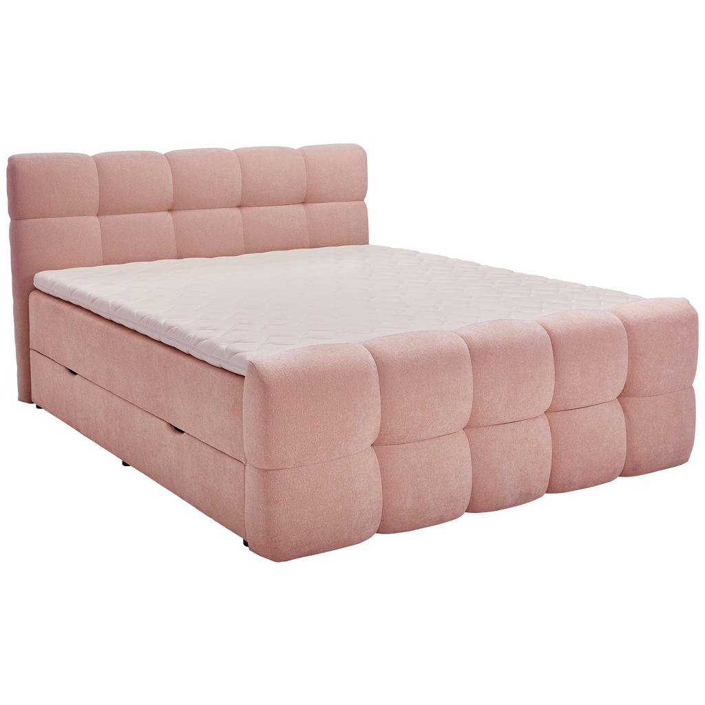 Moderano Boxbett, Rosa, Textil, Tanne, Hartholz, H3 + H4, 5-Zonen, Höhe ca. 24 cm, 160x200 cm, gepolstertes Kopfteil, Topper durchgehend, Härtegradauswahl, Matratze geteilt, Schlafzimmer, Betten, Doppelbetten Moderano Boxbett, Rosa, Textil, Tanne, Hartholz, H3 + H4, 5-Zonen, Höhe ca. 24 cm, 160x200 cm, gepolstertes Kopfteil, Topper durchgehend, Härtegradauswahl, Matratze geteilt, Schlafzimmer, Betten, Doppelbetten von Moderano