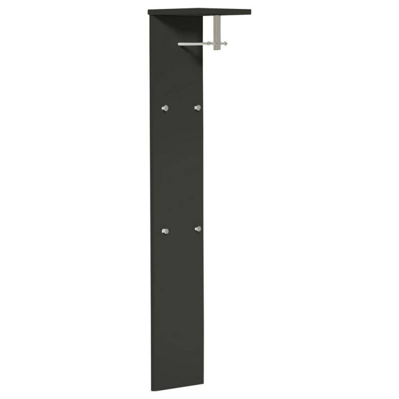 Moderano GARDEROBENPANEEL Anthrazit, Chrom