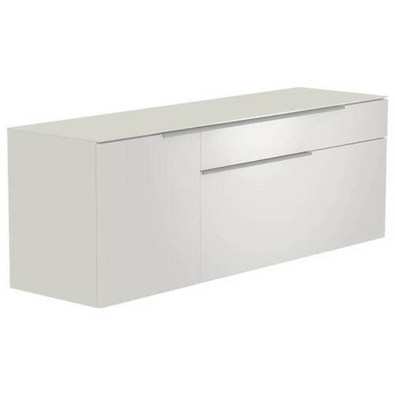 Moderano LOWBOARD Weiß, Alu