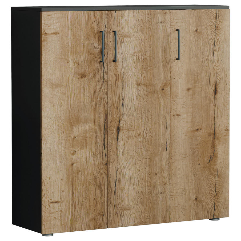 Moderano SCHUHSCHRANK Anthrazit, Wildeiche Moderano SCHUHSCHRANK Anthrazit, Wildeiche