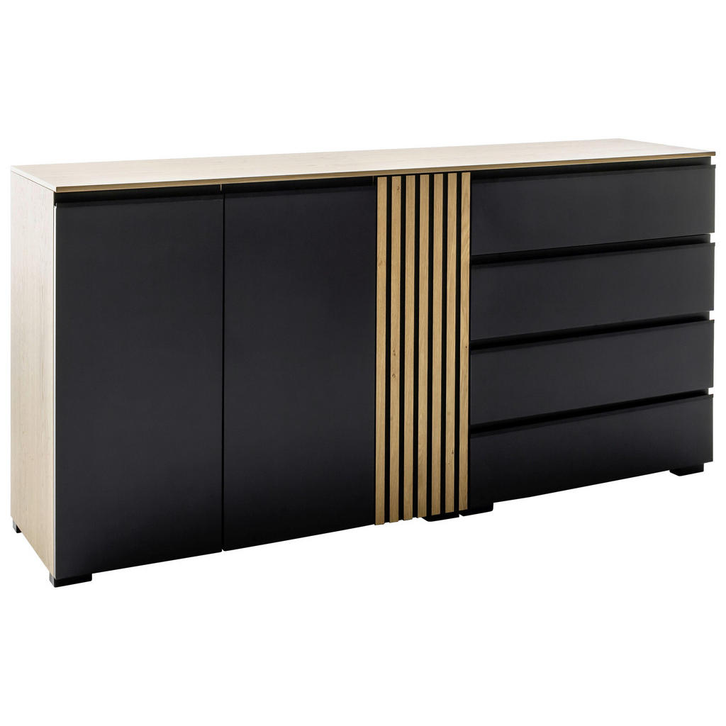 Moderano SIDEBOARD Anthrazit, Wildeiche Moderano SIDEBOARD Anthrazit, Wildeiche