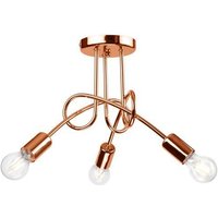 Moderne Deckenleuchte in Kupfer Wohnzimmer Lampe Moderne Deckenleuchte in Kupfer Wohnzimmer Lampe von Lamkur