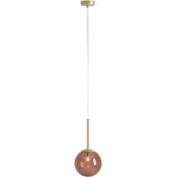 Moderne Pendelleuchte Glaskugel Metall G9 Gold Rotbraun Moderne Pendelleuchte Glaskugel Metall G9 Gold Rotbraun von ALDEX