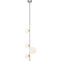 Moderne Pendelleuchte Nickel Glas G9 L:25,5 cm stilvoll von Zaklad Wielobranzowy Export-Import-Jupiter