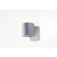 Moderne runde Wandleuchte RODA grau Moderne runde Wandleuchte RODA grau von Sollux