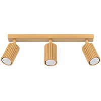Moderner Deckenstrahler 3-flammig GU10 B: 45 cm in Gold Moderner Deckenstrahler 3-flammig GU10 B: 45 cm in Gold von Sollux