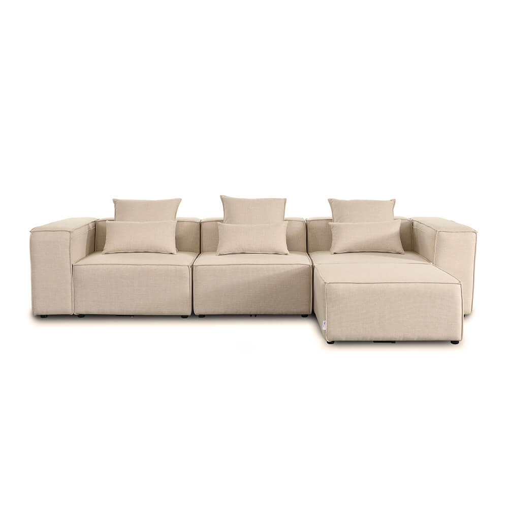 Modulares Sofa VERONA - L Beige Modulares Sofa VERONA - L Beige
