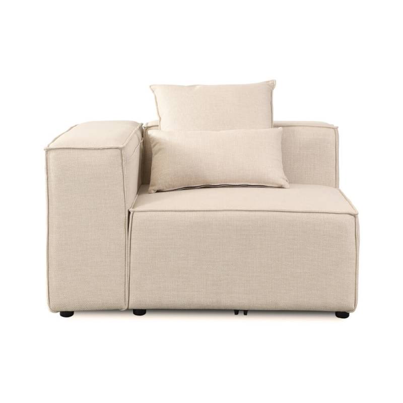 Modulares Sofa VERONA Linkes Ecksofa - Beige
