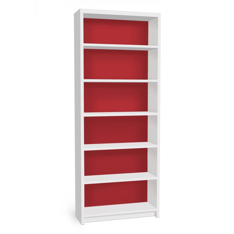 Möbelfolie für IKEA Billy Colour Carmin