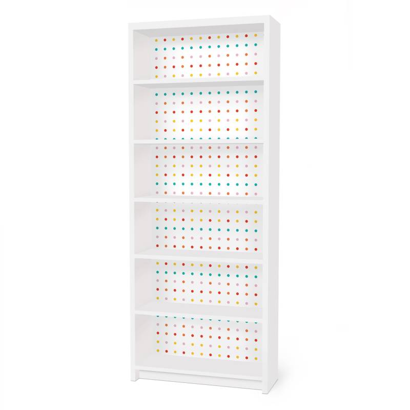 Möbelfolie für IKEA Billy No.UL748 Little Dots