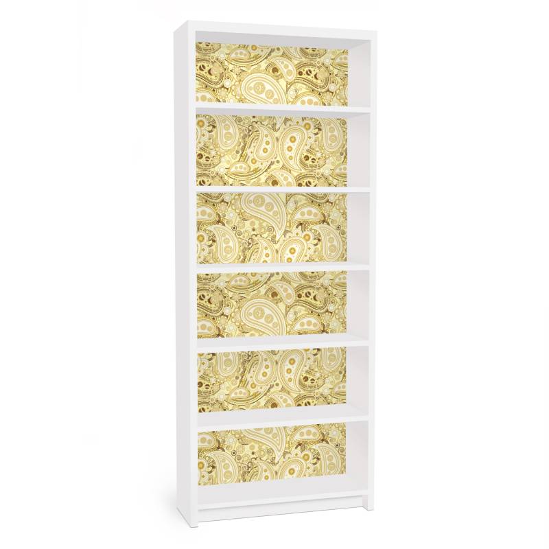 Möbelfolie für IKEA Billy Retro Paisley