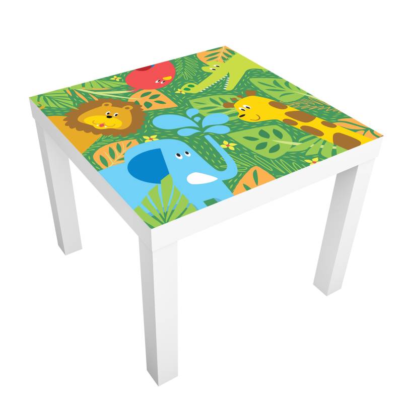 Möbelfolie für IKEA Lack No.BP4 Zootiere